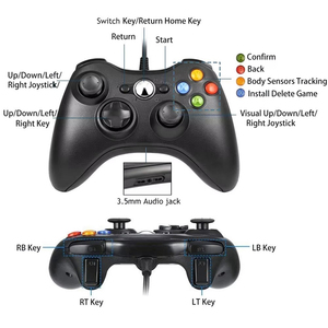 Popular <strong>USB</strong> Wired <strong>Game</strong> <strong>Controller</strong> Joystick Suitable <strong>for</strong> Xbos 360 Window Console <strong>Controller</strong> - Product Image 5