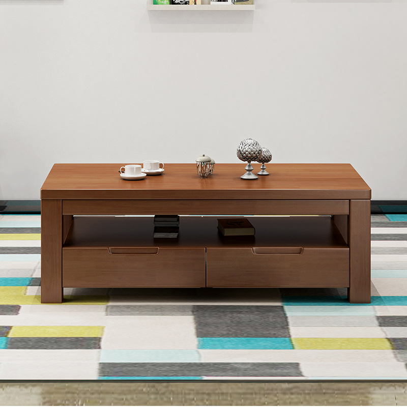 Four drawers, walnut color