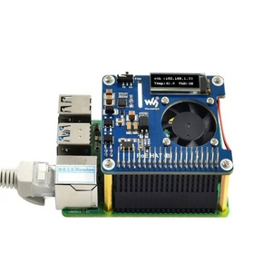<strong>Power</strong> over Ethernet HAT (B) for <strong>Raspberry</strong> <strong>Pi</strong> 3B+/4B and 802.3af PoE network