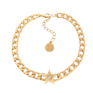 2025 कस्टम थोक हीरा स्टार 18k सोने की प्लेटेड एलेट फैशन गहने उपहार में मुख्य सामग्री मिश्र धातु कंगन चूड़ियां चूड़ियां - Product Image 1