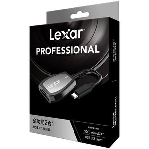 Lettore di schede Lexar 2 in 1 type-c USB3.2 Computer ad alta velocità scheda TF multifunzione scheda SD LRW470U