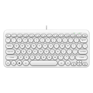 Venta de teclado de tecla redonda Teclado de computadora con cable Teclado redondeado