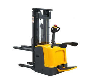 Malzeme kaldırma istifleyici 2.0T ayakta sürüş Forklift tam elektrikli palet istifleyici maksimum kaldırma yüksekliği 6 metre - Product Image 2
