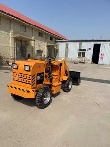 Carretilla elevadora eléctrica pequeña de alta calidad/cargadora eléctrica de tracción en las cuatro ruedas utilizada para palear y cavar minerales y suelos duros - Product Image 4