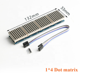 (Heißer Verkauf) MAX7219 8x8 Punkt-LED-Matrix modul MCU-LED-Anzeige steuer modul mit 5P-Leitung