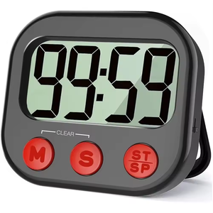 Timer digitale visivo orologio magnetico cronometro conto alla rovescia con grande schermo LCD Display per la cottura - Product Image 1