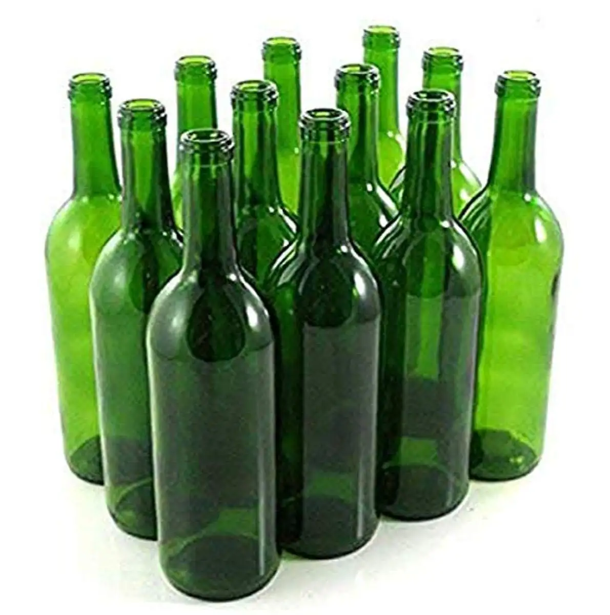 Wholesale Empty 187Ml 375Ml 500Ml 750Ml 1000Ml Bordeaux Burgundy Shape Glass Green Clear Wine Bottle