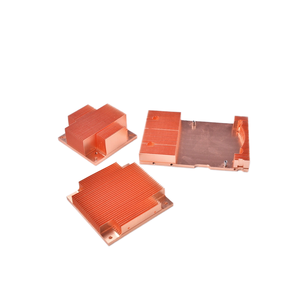 Hongyi özelleştirilmiş 3.0mm Skived bakır soğutucu LED PCB bakır radyatör soğuk dövme bakır alaşımlı ısı emici - Product Image 4