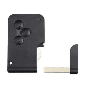 ID46 PCF7947 Chip for Clio Logan <strong>Megane</strong> 2 <strong>3</strong> Scenic Remote <strong>Key</strong> <strong>3</strong> Buttons 433Mhz Smart Card Emergency Insert - Product Image 2