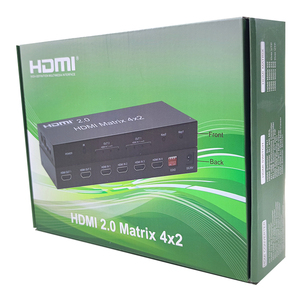 Separador de interruptor HDMI 4K, 4 en 2, HDMI, compatible con ARC con R/L, Audio de 3,5mm, Coaxial, función extractora de Audio SPDIF - Product Image 4