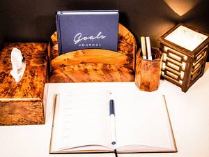 OVO Printing Goal Journal SMART Planner <strong>Habit</strong> Tracker Notebook Weekly Reflections <strong>Book</strong> With Box