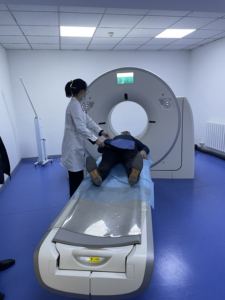 32 Slice quang phổ hình ảnh kỹ thuật chụp Cắt Lớp thiết bị CT Scanner y tế CT scan máy - Product Image 6