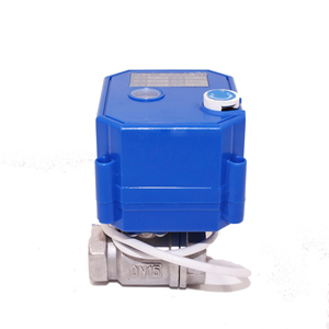 Válvula de retorno de mola 3v 5v 6v 12v 24v 110v 220v ss304 mini atuador elétrico controle de água válvula motorizada