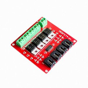 Blocco elettronico di costruzione 4 vie interruttore MOSFET IRF540 modulo di alimentazione isolato - Product Image 1