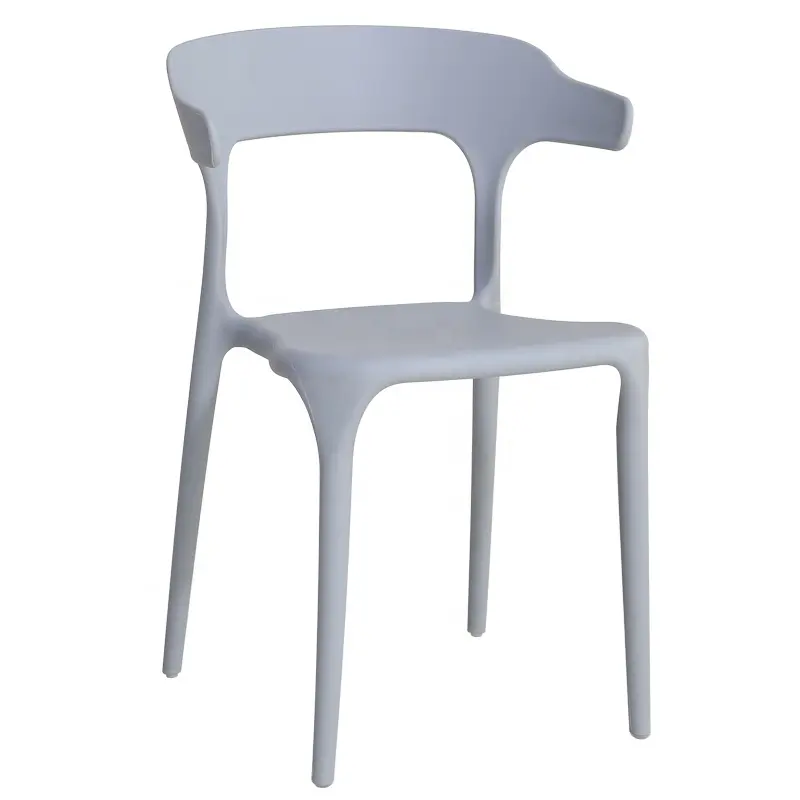 Cadeiras de cozinha pp móveis de plástico ao ar livre, cadeiras acessentes, móveis, moderno, clássico