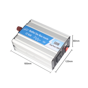 Inversor de potencia de onda sinusoidal modificado pequeño de 500W tipo fuera de la red 12V a 220V convertidor de CC a CA de - Product Image 3