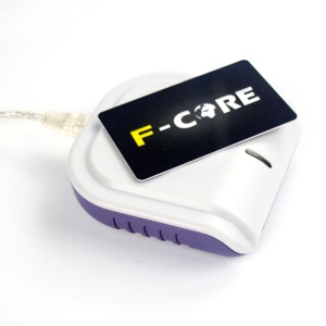 Drahtloser TCP/IP-Mini-NFC-Kartenleser 125kHz/13,56 MHz UHF-USB-RFID-Näherung kartenleser/-schreiber - Product Image 1