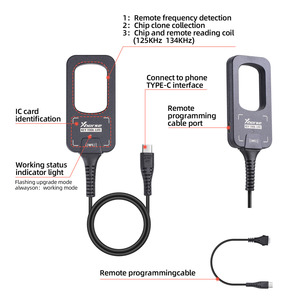 Il programma Transponder di rilevamento della frequenza 2023 funziona sul telefono Android ottieni 6 pezzi di telecomandi Xhorse VVDI BEE Key Tool Lite - Product Image 4