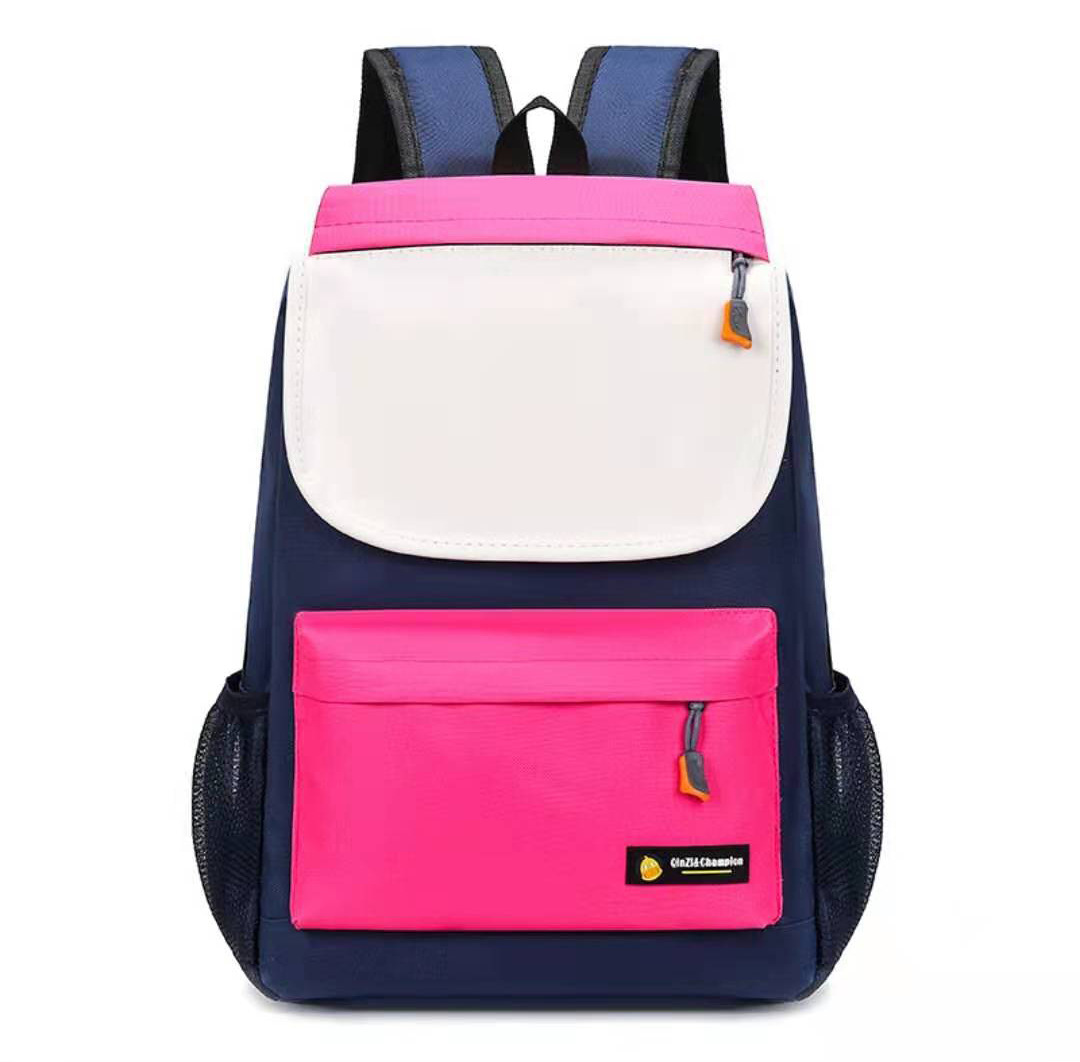 Buckle pocket white cover rose red-small