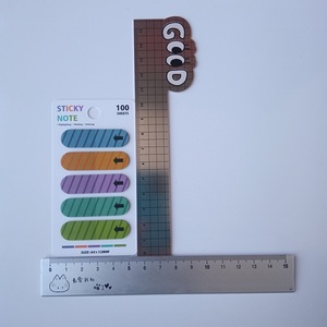 Bloc de notas autoadhesivo PET de 1,73x0,47 pulgadas al por mayor para planificador diario, lista de tareas pendientes de eventos de compras para estudiantes - Product Image 5