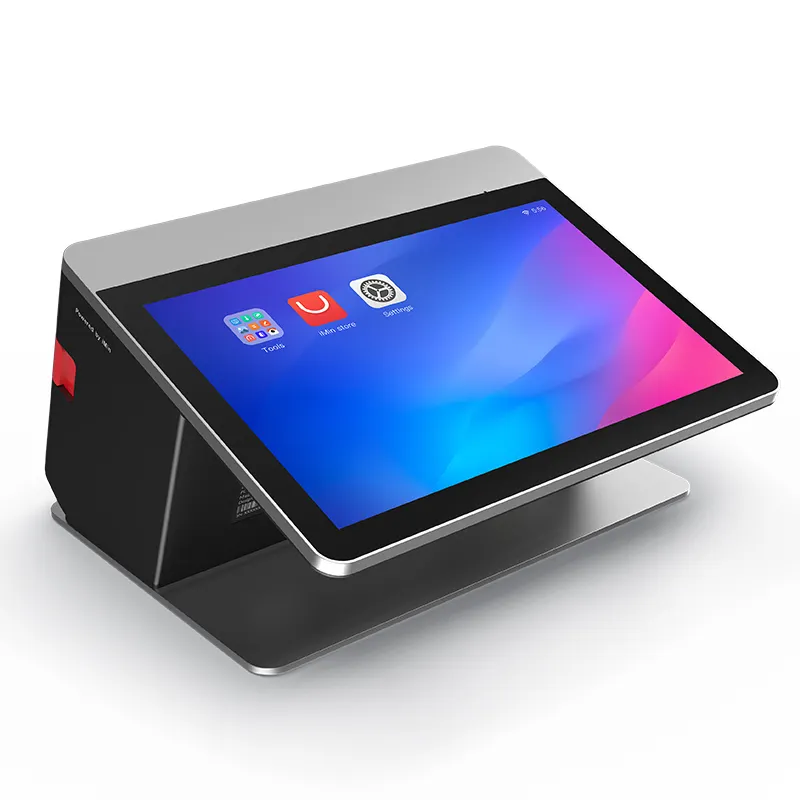 Imin Falcon 1 todo en uno pos 11 sistema de punto de venta para una tableta de computadora de pedido de restaurante de tienda de comestibles con lector de código QR