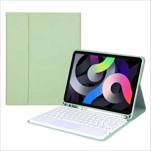 适用于sumsung galaxy tab a7 A8 A9 A10 s7 s8 S9 PLUS盖，带无线蓝牙键盘触摸板圆键 - Product Image 4