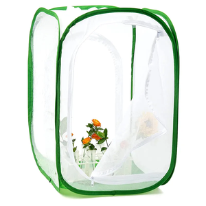KWS büyük temizle kelebek böcek yetiştiriciliği Bug Bug böcek için katlanabilir Pop-up Mesh Net kafes - Product Image 3