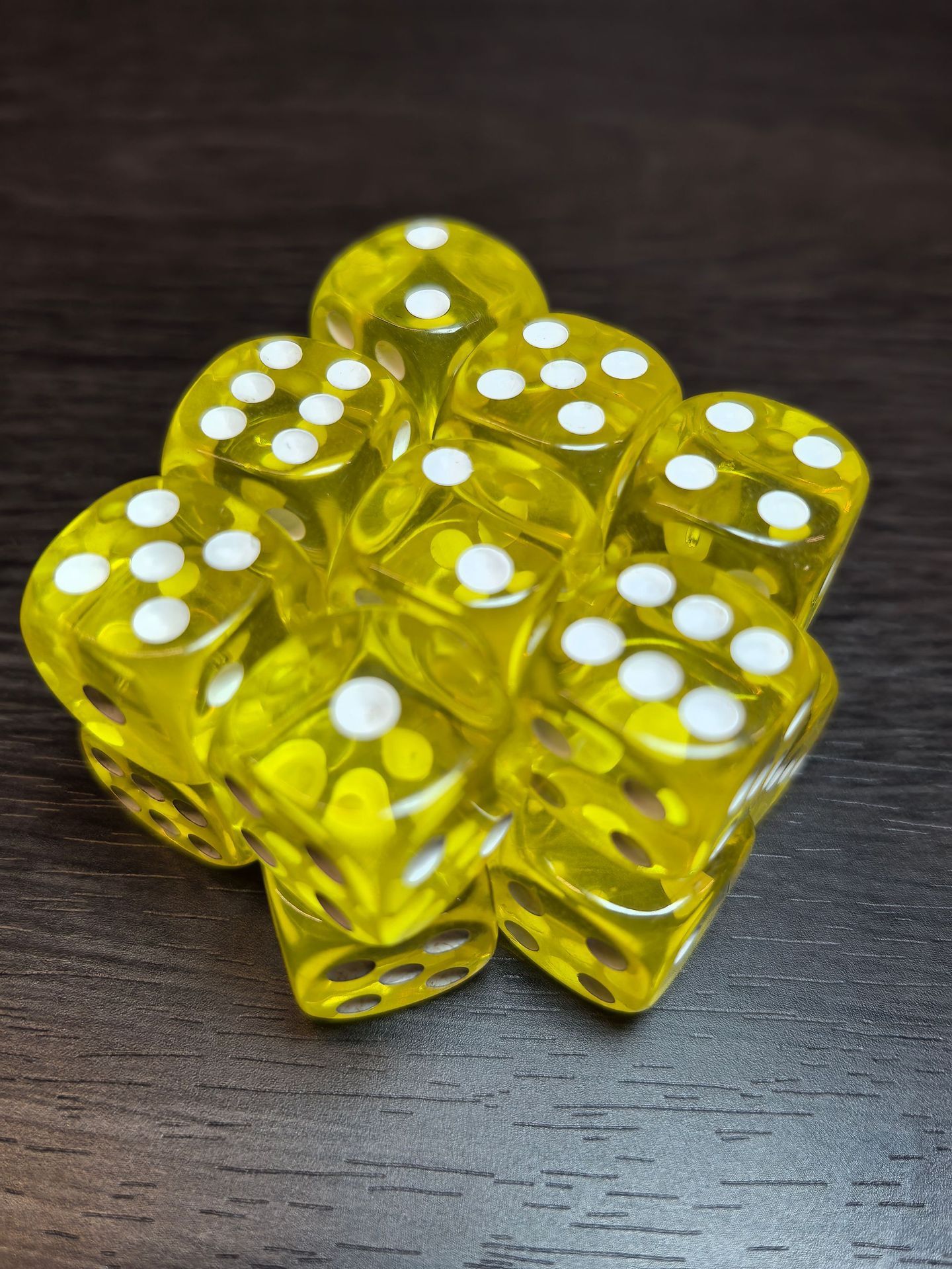 25mmArrondi transparent jaune citron