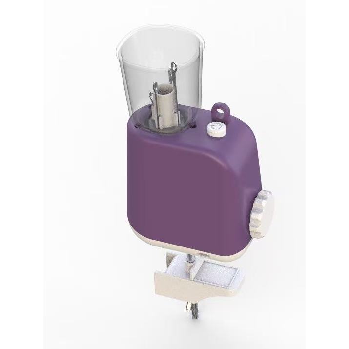 Electric rope braiding machine purple