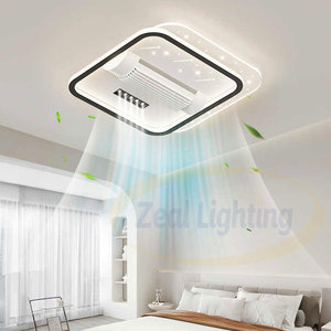 Phổ Đầy Đủ Quạt Điện Đèn Chiếu Sáng Thông Minh Phòng Ngủ Siêu Mỏng Không Cánh Đèn Trần Với <span class=keywords><strong>Fan</strong></span> Cho Phòng - Product Image 2