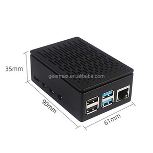Carcasa de ABS Raspberry Pi 4B con orificios de refrigeración