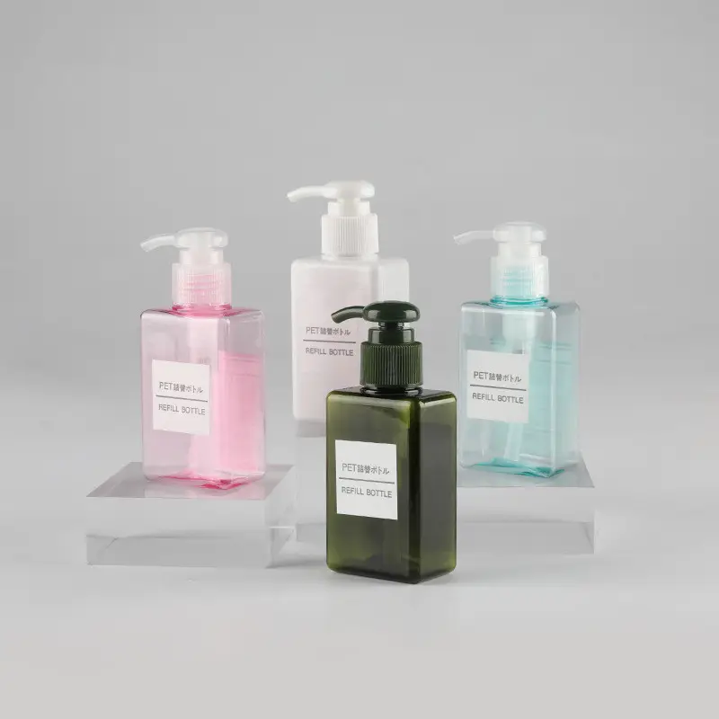 Billige Lieferanten Preis 100ml Shampoo Squeeze Sprays Kappe Plastik flaschen Großhandel