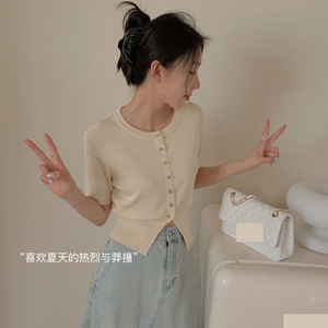 夏季防晒纯Lyocell设计师可爱女装上衣
