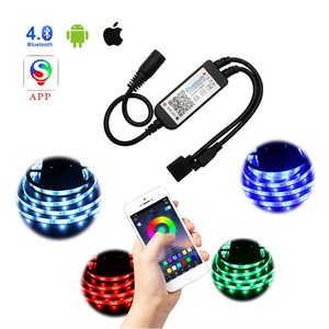 Смарт-светодиодный диммер для мобильного телефона BT RGB контроллер ИК инфракрасный 24 ключа пульт дистанционного управления для светодиодной ленты освещения - Product Image 5