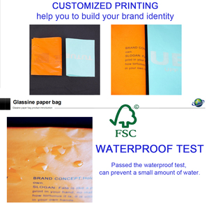 ถุงกระดาษทำจากแก้วสำหรับเสื้อผ้าสามารถพิมพ์โลโก้ได้ตามต้องการกันน้ำเป็นมิตรกับสิ่งแวดล้อม - Product Image 4