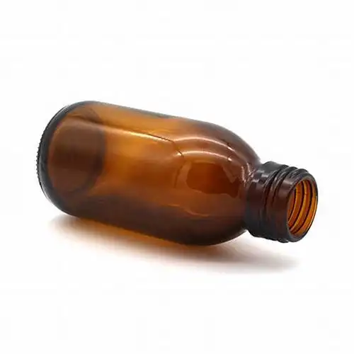 Grosir Botol Kosong Farmasi Amber Kualitas Tinggi Botol Sirup Batuk dengan Tutup Anti Rusak