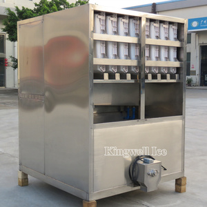 Industriale ice cube maker machine 2 ton con imballaggio e sistema di generatore - Product Image 1