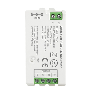 ZigBee светодиодный контроллер CCT Теплый Холодный белый регулируемый RGB контроллер дистанционного управления DC12V