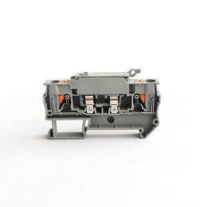Wenzhou Made in China PTC 4-HESI 5*20 Panel In-Line <strong>Spring</strong> <strong>Terminal</strong> <strong>Block</strong> Din Rail <strong>Type</strong> Fuse Fusible <strong>Terminal</strong> <strong>Block</strong> 6.3A 4mm 6mm - Product Image 3