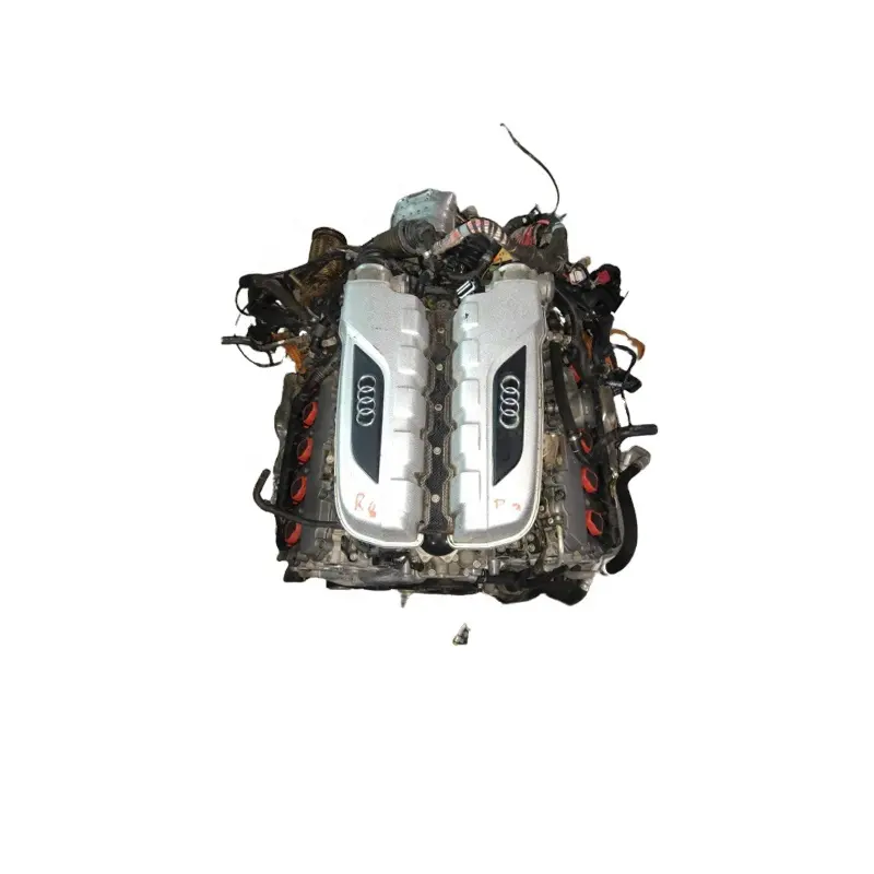 Yüksek kaliteli kullanılan motor 5.audi OEM AUDI R8 için kullanılan motor silindir silindir kafası