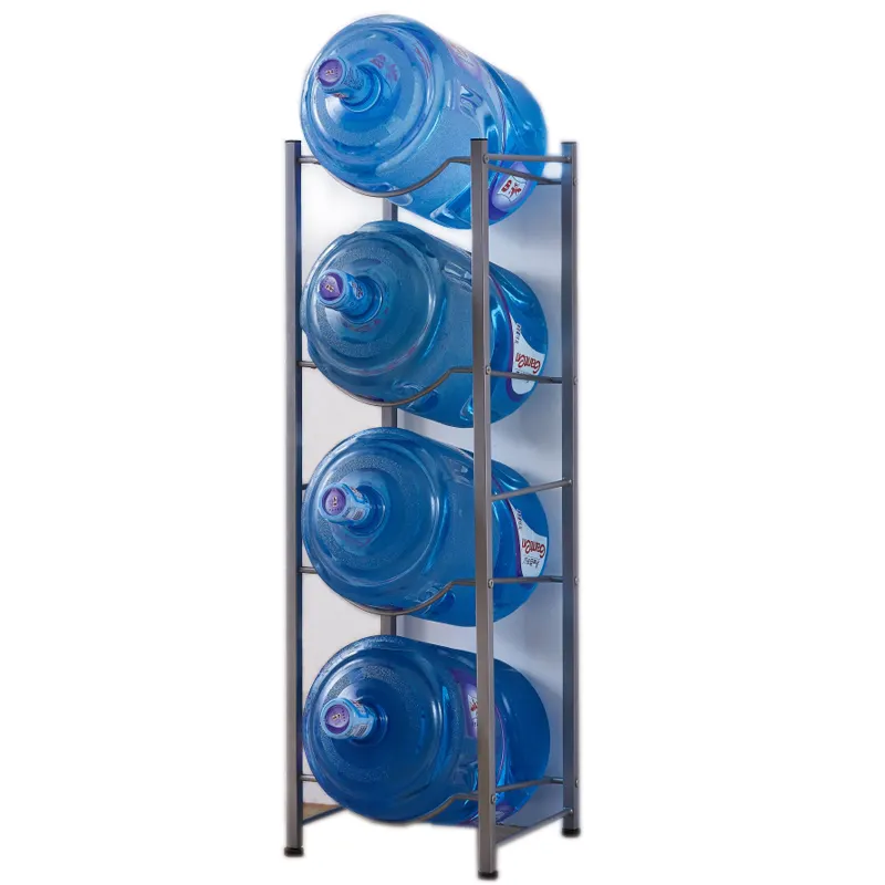 Kantoor Home 4 Tier Metalen Dispenser Fles Opslag Stand Mineraal Water Fles Display Rack