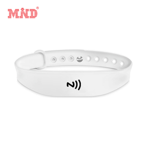 Großhandel wasserdicht URL RFID QR-Code Silikon Armband 13,56 MHz benutzer definierte NFC Armband - Product Image 3