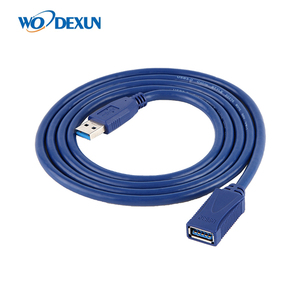 USB 3.0超高速数据线转换器适配器0.3m/0.5m/1m延长线USB 3.0 AF母AM公，用于电视电脑，用于摄像机 - Product Image 1