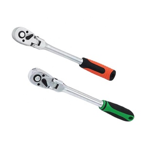 Llave de trinquete de cabeza flexible de liberación rápida, 72 dientes, rotación de 180 grados - Product Image 1