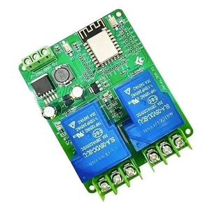 ESP8266 WIFI Zweikanal-Relais modul DC 7-28V 5V 30A ESP-12F Entwicklungs platine für Smart Home Wireless Control - Product Image 1