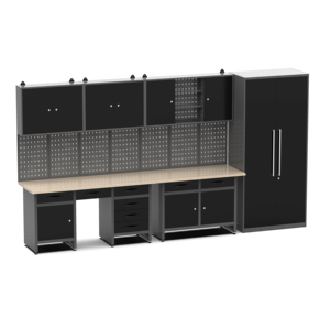 High Quality Multi-Function Combination Workstation Customizable OEM Garage Storage <strong>Workbench</strong> &amp; Tool Cabinet for Car Repair