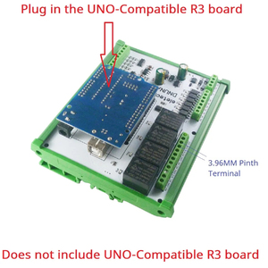 DNUNA16 DC 7-30V 6AI-6DI-4DO scheda espandibile multifunzione per UNO R3 Arduino PLC RS485 modulo relè di raccolta remoto IO ADC