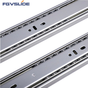 Phần Cứng Đồ Nội Thất 45Mm Thanh Trượt Đẩy Mở 3 Lần Mở Rộng Hoàn Toàn Thanh Trượt Có Thể Co Rút - Product Image 6