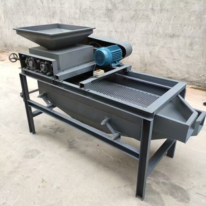 Máquina automática de galletas de nueces de Perrera de Palma, cáscara de albaricoque, rotura y separación de avellana, desgranadora y separador de avellanas
