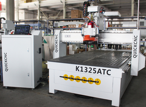 Enrutador básico económico ATC Cnc, enrutador de maquinaria de carpintería con revista de herramientas lineales - Product Image 4